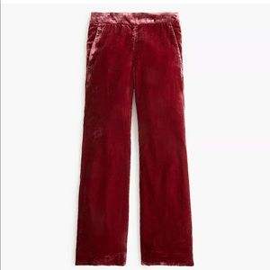 J Crew Woman's Burgundy Red Easy Pull-On Pants